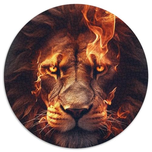 1000-teiliges Puzzle für Erwachsene, Löwen-Puzzle für Erwachsene, ideales Urlaubs- oder Geburtstagsgeschenk, Partyspiel-Spielzeug, 67,5 x 67,5 cm von LGSHENG
