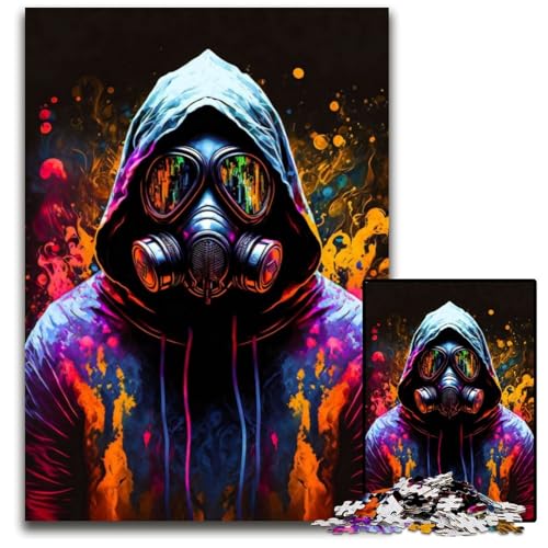 1000-teiliges Puzzle für Erwachsene, Maskiertes Puzzle für Erwachsene, Denkspiel für Teenager, 50x75cm 1000-teiliges Puzzle für Erwachsene, Maskiertes Puzzle für Erwachsene, Denkspiel für Teenager, 50x75cm von LGSHENG
