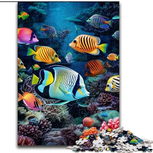 1000-teiliges Puzzle für Erwachsene, Ozeanwelt-Puzzle, pädagogisches Denkspiel, künstlerische Heim- und Bürodekoration, ab 14 Jahren (Größe: 26x38cm) von LGSHENG