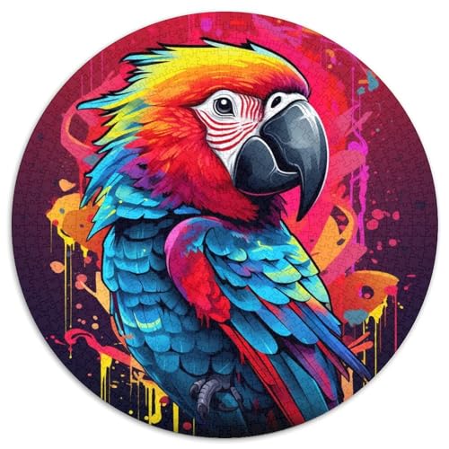 1000-teiliges Puzzle für Erwachsene, Papageien-Puzzle für Erwachsene, ideales Urlaubs- oder Geburtstagsgeschenk, Partyspiel-Spielzeug, 67,5 x 67,5 cm von LGSHENG