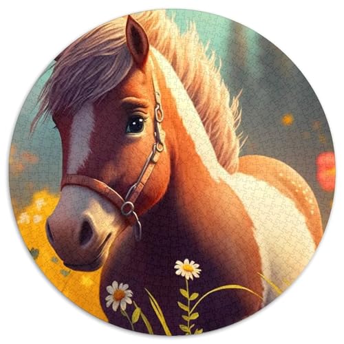 1000-teiliges Puzzle für Erwachsene, Pferd, Unmögliches Puzzle für Erwachsene, Denksportaufgabe, Spiel für Erwachsene, interaktive Familienaktivität, 67,5 x 67,5 cm 1000-teiliges Puzzle für Erwachsene, Pferd, Unmögliches Puzzle für Erwachsene, Denksportaufgabe, Spiel für Erwachsene, interaktive Familienaktivität, 67,5 x 67,5 cm von LGSHENG