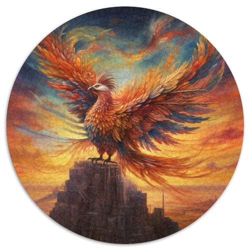 1000-teiliges Puzzle für Erwachsene, Phoenix-Puzzle für Erwachsene, ideales Urlaubs- oder Geburtstagsgeschenk, Partyspiel-Spielzeug, 67,5 x 67,5 cm von LGSHENG