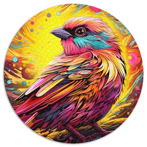 1000-teiliges Puzzle für Erwachsene, Pink Sparrow, anspruchsvolle Puzzles, interaktives Familienspiel, DIY-Heimdekoration, Gehirn-Herausforderungsgeschenk (67,5 x 67,5 cm) von LGSHENG