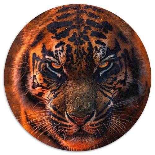 1000-teiliges Puzzle für Erwachsene, Tiger, Unmögliches Puzzle für Erwachsene, Denksportaufgabe, Spiel für Erwachsene, interaktive Familienaktivität, 67,5 x 67,5 cm 1000-teiliges Puzzle für Erwachsene, Tiger, Unmögliches Puzzle für Erwachsene, Denksportaufgabe, Spiel für Erwachsene, interaktive Familienaktivität, 67,5 x 67,5 cm von LGSHENG