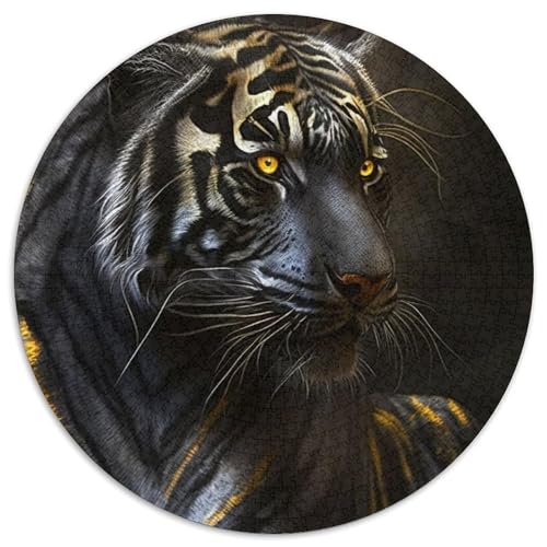 1000-teiliges Puzzle für Erwachsene, Tiger, Unmögliches Puzzle für Erwachsene, Denksportaufgabe, Spiel für Erwachsene, interaktive Familienaktivität, 67,5 x 67,5 cm 1000-teiliges Puzzle für Erwachsene, Tiger, Unmögliches Puzzle für Erwachsene, Denksportaufgabe, Spiel für Erwachsene, interaktive Familienaktivität, 67,5 x 67,5 cm von LGSHENG