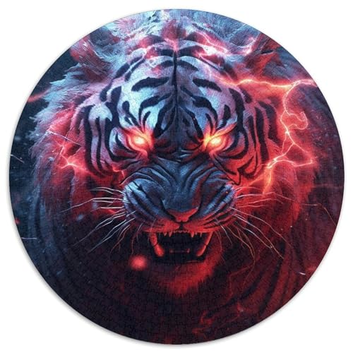 1000-teiliges Puzzle für Erwachsene, Tiger, Unmögliches Puzzle für Erwachsene, Denksportaufgabe, Spiel für Erwachsene, interaktive Familienaktivität, 67,5 x 67,5 cm 1000-teiliges Puzzle für Erwachsene, Tiger, Unmögliches Puzzle für Erwachsene, Denksportaufgabe, Spiel für Erwachsene, interaktive Familienaktivität, 67,5 x 67,5 cm von LGSHENG