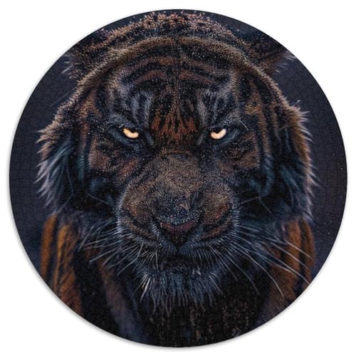 1000-teiliges Puzzle für Erwachsene, Tiger-Puzzle für Erwachsene, ideales Urlaubs- oder Geburtstagsgeschenk, Partyspiel-Spielzeug, 67,5 x 67,5 cm von LGSHENG