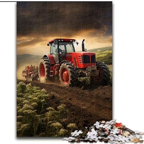 1000-teiliges Puzzle für Erwachsene, Traktor-Puzzle, anspruchsvolles Denkspiel für Teenager, Spaß für den Familienspieleabend (Größe: 50x75cm) von LGSHENG