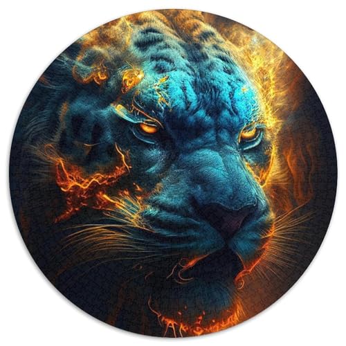 1000-teiliges Puzzle für Erwachsene, biolumineszierende Feuertiger, unmögliches Puzzle für Erwachsene, Denksportaufgabe, Spiel für Erwachsene, interaktive Familienaktivität, 67,5 x 67,5 cm 1000-teiliges Puzzle für Erwachsene, biolumineszierende Feuertiger, unmögliches Puzzle für Erwachsene, Denksportaufgabe, Spiel für Erwachsene, interaktive Familienaktivität, 67,5 x 67,5 cm von LGSHENG