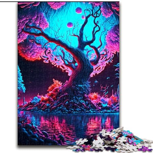 1000-teiliges Puzzle für Erwachsene, farbenfroh in der Natur, pädagogisches Denkspiel, künstlerische Heim- und Bürodekoration, ab 14 Jahren (Größe: 26x38cm) von LGSHENG