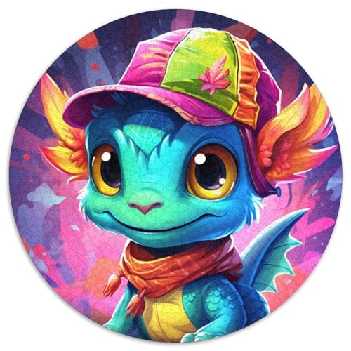 1000-teiliges Puzzle für Erwachsene, farbenfrohes Drachen-Kunst-Puzzle für Erwachsene, ideales Urlaubs- oder Geburtstagsgeschenk, Partyspiel-Spielzeug, 67,5 x 67,5 cm von LGSHENG