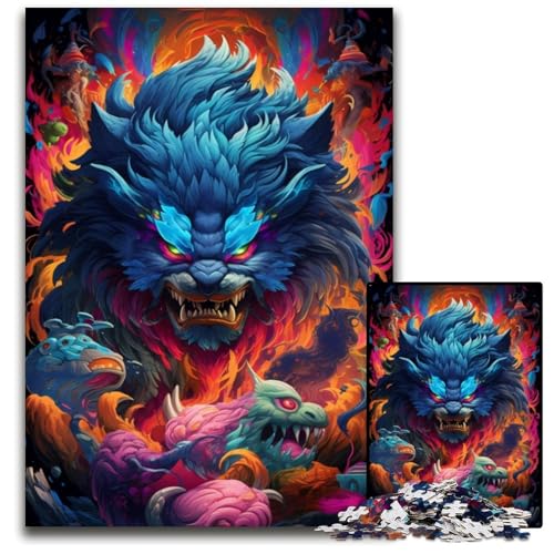 1000-teiliges Puzzle für Erwachsene, lebendige Chaos-Puzzles für Erwachsene, Denkspiel für Teenager, 50x75cm 1000-teiliges Puzzle für Erwachsene, lebendige Chaos-Puzzles für Erwachsene, Denkspiel für Teenager, 50x75cm von LGSHENG