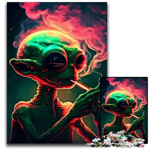 1000-teiliges Puzzle für Erwachsene, rauchender Offizier, Puzzle für Erwachsene, perfekt für Halloween, Weihnachten, Geburtstagsgeschenk, 50x75cm 1000-teiliges Puzzle für Erwachsene, rauchender Offizier, Puzzle für Erwachsene, perfekt für Halloween, Weihnachten, Geburtstagsgeschenk, 50x75cm von LGSHENG