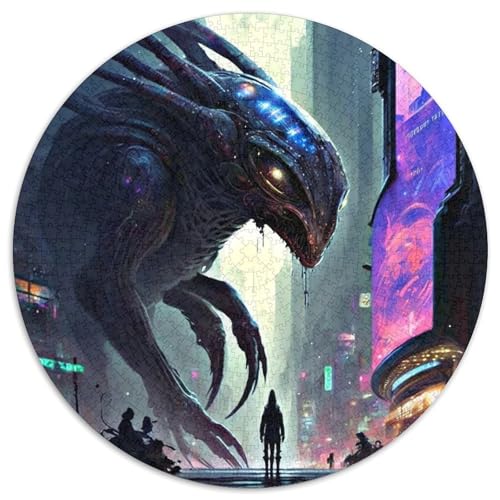 1000-teiliges Puzzle für Erwachsene, riesiges Monster, unmögliches Puzzle für Erwachsene, Denksportaufgabe, Spiel für Erwachsene, interaktive Familienaktivität, 67,5 x 67,5 cm 1000-teiliges Puzzle für Erwachsene, riesiges Monster, unmögliches Puzzle für Erwachsene, Denksportaufgabe, Spiel für Erwachsene, interaktive Familienaktivität, 67,5 x 67,5 cm von LGSHENG