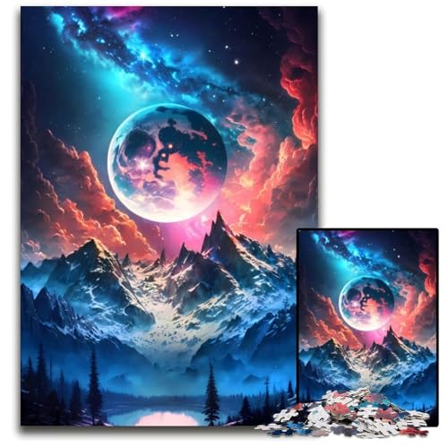 1000-teiliges Puzzle für Erwachsene „Berg des Kosmos“, Puzzle für Erwachsene, Denksportspiel für Teenager, 26x38cm 1000-teiliges Puzzle für Erwachsene „Berg des Kosmos“, Puzzle für Erwachsene, Denksportspiel für Teenager, 26x38cm von LGSHENG