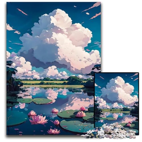 1000-teiliges Puzzle im japanischen Stil, Geschenk-Puzzle für Erwachsene, Familienaktivität, Heimdekoration zum Selbermachen, 50x75cm von LGSHENG