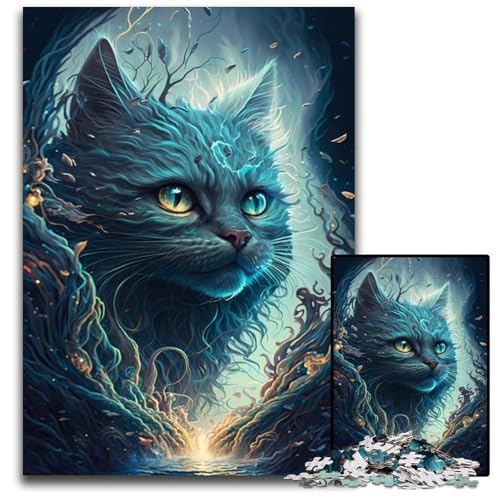 1000-teiliges Puzzle mit Perserkatzen-Folklore, Holzpuzzle für Erwachsene, anspruchsvolles DIY-Denkspiel, perfektes Familienspiel oder dekoratives Geschenk, 50x75cm 1000-teiliges Puzzle mit Perserkatzen-Folklore, Holzpuzzle für Erwachsene, anspruchsvolles DIY-Denkspiel, perfektes Familienspiel oder dekoratives Geschenk, 50x75cm von LGSHENG