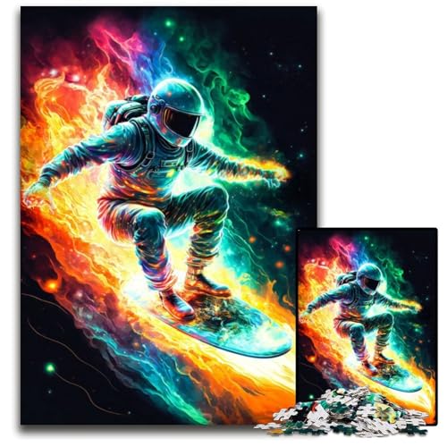 Astro on Fire 1000-teiliges Puzzle, anspruchsvolles Denkspiel, Familienaktivität, Heimdekoration, 50x75cm Astro on Fire 1000-teiliges Puzzle, anspruchsvolles Denkspiel, Familienaktivität, Heimdekoration, 50x75cm von LGSHENG