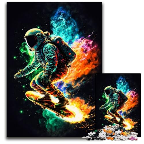 Astro on Fire 1000-teiliges Puzzle, anspruchsvolles Denkspiel, Familienaktivität, Heimdekoration, 50x75cm Astro on Fire 1000-teiliges Puzzle, anspruchsvolles Denkspiel, Familienaktivität, Heimdekoration, 50x75cm von LGSHENG