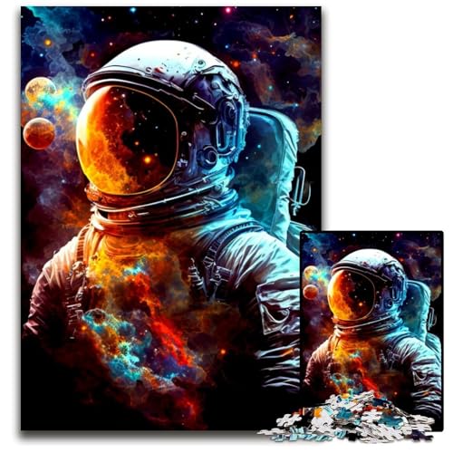 Astronaut 1000-teiliges Puzzle für Erwachsene, Holzpuzzle, anspruchsvolles Denkspiel für Teenager, Spaß für den Familienspielabend, 26x38cm Astronaut 1000-teiliges Puzzle für Erwachsene, Holzpuzzle, anspruchsvolles Denkspiel für Teenager, Spaß für den Familienspielabend, 26x38cm von LGSHENG