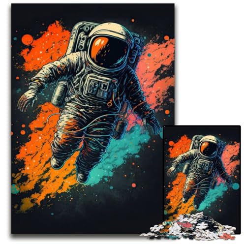 Astronaut im Weltraum, 1000-teiliges Puzzle für Erwachsene, Holzpuzzle für Heimdekoration, Gehirntraining, 50x75cm von LGSHENG