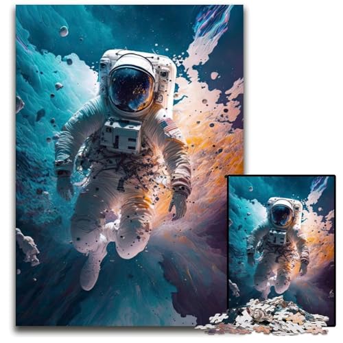 Astronauten-Puzzle mit 1000 Teilen, herausforderndes Denkspiel, Familienaktivität, Heimdekoration, 50x75cm Astronauten-Puzzle mit 1000 Teilen, herausforderndes Denkspiel, Familienaktivität, Heimdekoration, 50x75cm von LGSHENG
