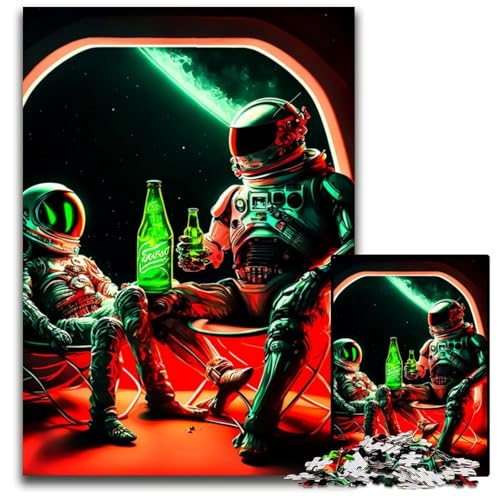 Astronauten-Puzzle, 1000 Teile, anspruchsvolles Denkspiel, Familienaktivität, Heimdekoration, 50x75cm Astronauten-Puzzle, 1000 Teile, anspruchsvolles Denkspiel, Familienaktivität, Heimdekoration, 50x75cm von LGSHENG
