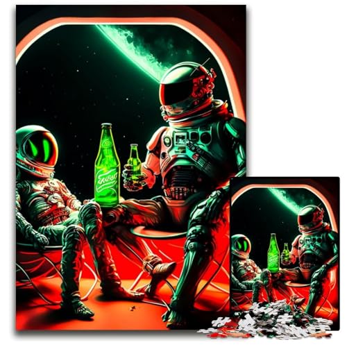 Astronauten-Puzzle 1000 Teile für Erwachsene, anspruchsvolle Puzzles, anspruchsvolles DIY-Denkspiel für Teenager, 26x38cm Astronauten-Puzzle 1000 Teile für Erwachsene, anspruchsvolle Puzzles, anspruchsvolles DIY-Denkspiel für Teenager, 26x38cm von LGSHENG