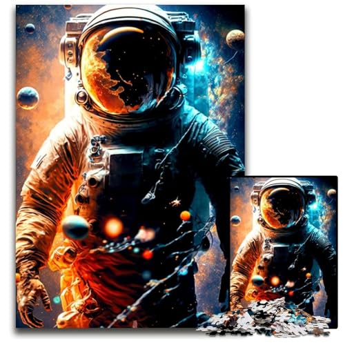 Astronauten-Puzzle für Erwachsene, 1000-teiliges Holzpuzzle für Erwachsene, anspruchsvolles Denkspiel für Teenager, Spaß für den Familienspieleabend, 26x38cm Astronauten-Puzzle für Erwachsene, 1000-teiliges Holzpuzzle für Erwachsene, anspruchsvolles Denkspiel für Teenager, Spaß für den Familienspieleabend, 26x38cm von LGSHENG