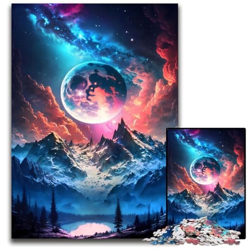 Berg des Kosmos-Puzzles 1000 Teile für Erwachsene, Puzzle für Erwachsene, Gehirn-Herausforderungsgeschenk, pädagogische Aktivität für Teenager, 50x75cm Berg des Kosmos-Puzzles 1000 Teile für Erwachsene, Puzzle für Erwachsene, Gehirn-Herausforderungsgeschenk, pädagogische Aktivität für Teenager, 50x75cm von LGSHENG