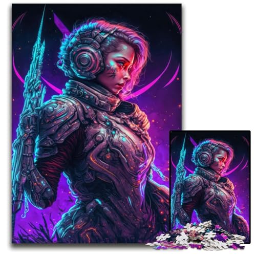 Blade Queen 1000-Teile-Puzzle-Geschenke Unmögliche Puzzles für Erwachsene Herausforderndes Denkspiel für Teenager, Familienspaß Interaktives Spiel 50x75CM/19,68x29,52 Zoll von LGSHENG
