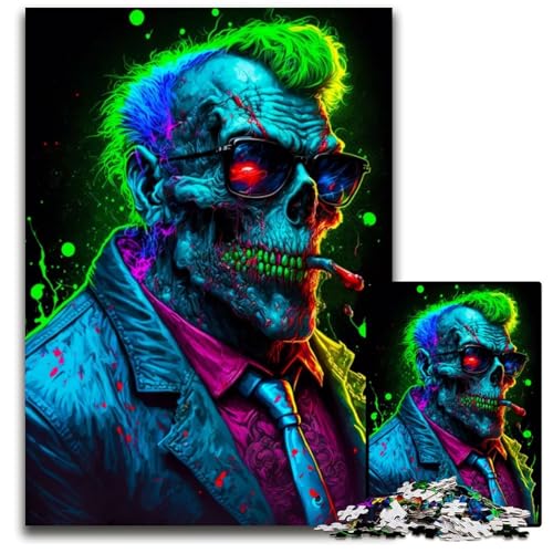 Bodyguard Gangster Zombie 1000-teiliges Puzzle für Erwachsene, Holzpuzzle, anspruchsvolles Denkspiel für Teenager, Spaß für den Familienspielabend, 26x38cm Bodyguard Gangster Zombie 1000-teiliges Puzzle für Erwachsene, Holzpuzzle, anspruchsvolles Denkspiel für Teenager, Spaß für den Familienspielabend, 26x38cm von LGSHENG