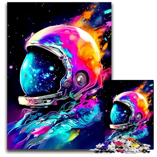 Bunte Astronauten-Puzzles für Erwachsene, 1000 Teile, Papp-Puzzles, anspruchsvolles Denkspiel für Teenager, Spaß für den Familienspieleabend, 26x38cm Bunte Astronauten-Puzzles für Erwachsene, 1000 Teile, Papp-Puzzles, anspruchsvolles Denkspiel für Teenager, Spaß für den Familienspieleabend, 26x38cm von LGSHENG