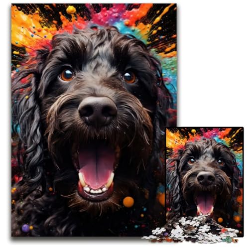 Cockapoo 1000-teiliges Puzzle aus Holz für Erwachsene, anspruchsvolles Denkspiel – entspannendes Spielzeug für Teenager, 26x38cm Cockapoo 1000-teiliges Puzzle aus Holz für Erwachsene, anspruchsvolles Denkspiel – entspannendes Spielzeug für Teenager, 26x38cm von LGSHENG