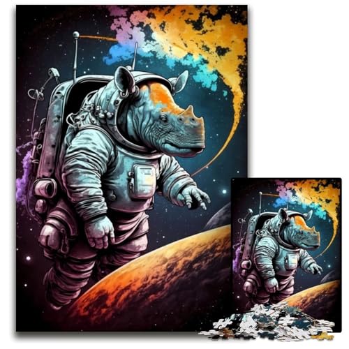 Cooles Nashorn-Puzzle mit 1000 Teilen, anspruchsvolles Denkspiel, Familienaktivität, Heimdekoration, 26x38cm Cooles Nashorn-Puzzle mit 1000 Teilen, anspruchsvolles Denkspiel, Familienaktivität, Heimdekoration, 26x38cm von LGSHENG