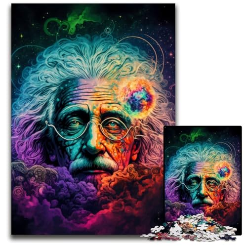 Cosmic Genius Puzzle 1000 Teile für Erwachsene, anspruchsvolle Rätsel, Denksportaufgabe, Spiel für Erwachsene, interaktive Familienaktivität, 26x38cm von LGSHENG