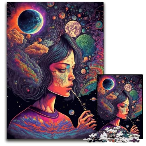 Cosmic High Puzzle 1000 Teile für Erwachsene, anspruchsvolle Puzzles, anspruchsvolles DIY-Denkspiel für Teenager, 26x38cm von LGSHENG