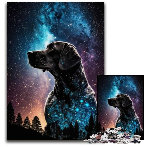 Deutscher Kurzhaar-Vorstehhund, 1000-teiliges Puzzle für Erwachsene, Holzpuzzle, perfekte Dekoration für Zuhause oder das Büro, 50x75cm Deutscher Kurzhaar-Vorstehhund, 1000-teiliges Puzzle für Erwachsene, Holzpuzzle, perfekte Dekoration für Zuhause oder das Büro, 50x75cm von LGSHENG