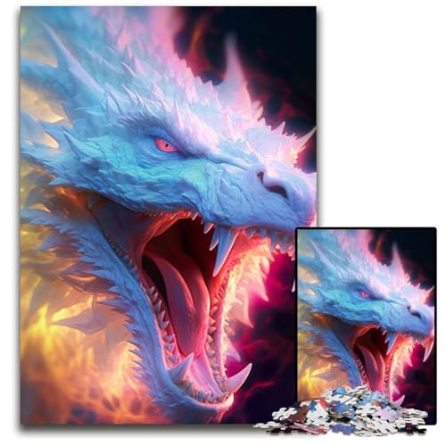 Dragons Quest 1000-teiliges Puzzle für Erwachsene, Holzpuzzle, anspruchsvolles Denkspiel für Teenager, Spaß für den Familienspielabend, 26x38cm Dragons Quest 1000-teiliges Puzzle für Erwachsene, Holzpuzzle, anspruchsvolles Denkspiel für Teenager, Spaß für den Familienspielabend, 26x38cm von LGSHENG