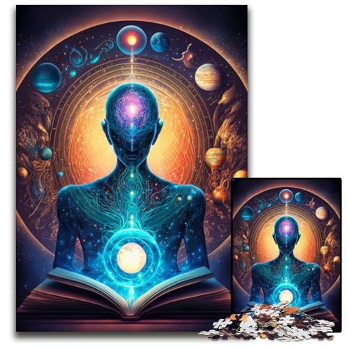 Esoterisches Zen-Universum-Puzzle, 1000 Teile, für Erwachsene, Puzzle, perfekt für Familienfeiern, Geburtstage, Feiertage, 26x38cm Esoterisches Zen-Universum-Puzzle, 1000 Teile, für Erwachsene, Puzzle, perfekt für Familienfeiern, Geburtstage, Feiertage, 26x38cm von LGSHENG