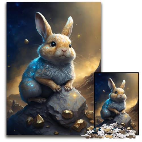 Farbiges Häschen-Puzzle 1000 Teile für Erwachsene, anspruchsvolle Rätsel, Denksportaufgabe, Spiel für Erwachsene, interaktive Familienaktivität, 50x75cm Farbiges Häschen-Puzzle 1000 Teile für Erwachsene, anspruchsvolle Rätsel, Denksportaufgabe, Spiel für Erwachsene, interaktive Familienaktivität, 50x75cm von LGSHENG