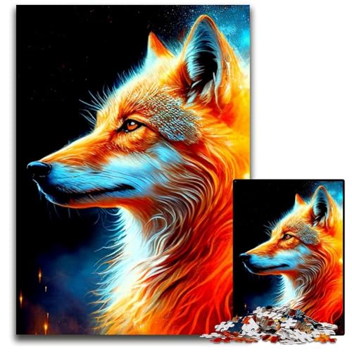 Fuchs-Puzzle 1000 Teile für Erwachsene, anspruchsvolle Puzzles, anspruchsvolles DIY-Denkspiel für Teenager, 50x75cm Fuchs-Puzzle 1000 Teile für Erwachsene, anspruchsvolle Puzzles, anspruchsvolles DIY-Denkspiel für Teenager, 50x75cm von LGSHENG