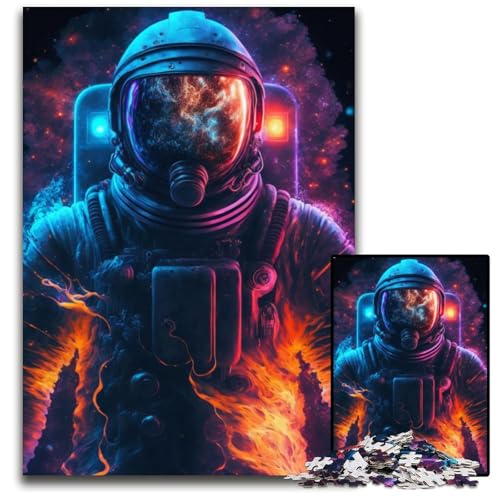 Galaxy Astronaut 1000-teiliges Puzzle, anspruchsvolles Denkspiel, Familienaktivität, Heimdekoration, 26x38cm Galaxy Astronaut 1000-teiliges Puzzle, anspruchsvolles Denkspiel, Familienaktivität, Heimdekoration, 26x38cm von LGSHENG