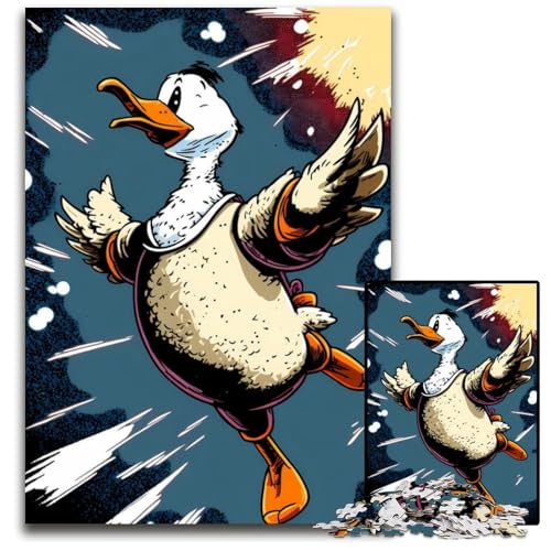Goose Magical World 1000-teiliges Puzzle, Unmögliches Puzzle für Erwachsene, Geburtstage und Feiertage, 50x75cm von LGSHENG