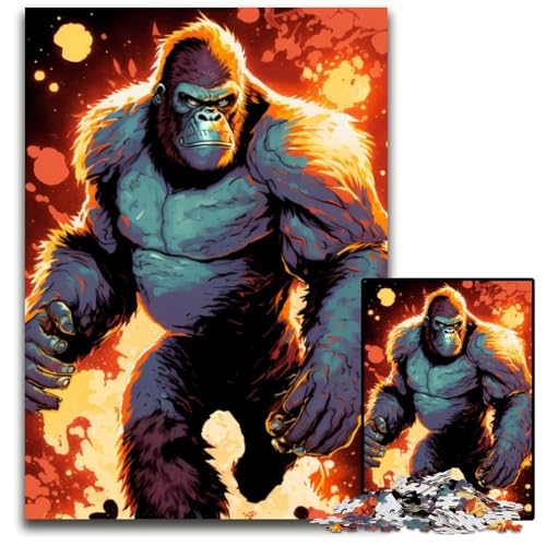Gorilla Sorcery Puzzle 1000 Teile für Erwachsene, anspruchsvolle Rätsel, Denksportaufgabe, Spiel für Erwachsene, interaktive Familienaktivität, 26x38cm Gorilla Sorcery Puzzle 1000 Teile für Erwachsene, anspruchsvolle Rätsel, Denksportaufgabe, Spiel für Erwachsene, interaktive Familienaktivität, 26x38cm von LGSHENG