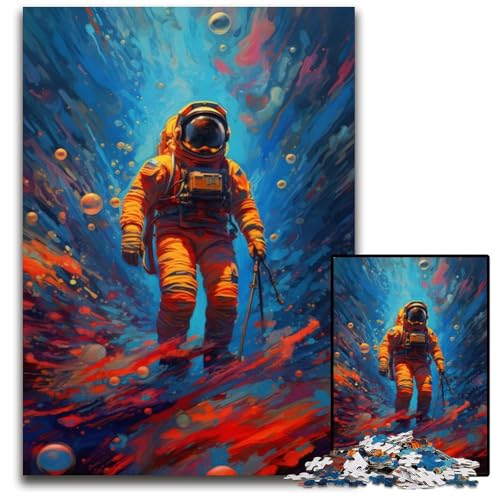 Ich Bin im Weltraum, 1000-teiliges Puzzle für Erwachsene, Holzpuzzle für Heimdekoration, Gehirntraining, 50x75cm Ich Bin im Weltraum, 1000-teiliges Puzzle für Erwachsene, Holzpuzzle für Heimdekoration, Gehirntraining, 50x75cm von LGSHENG