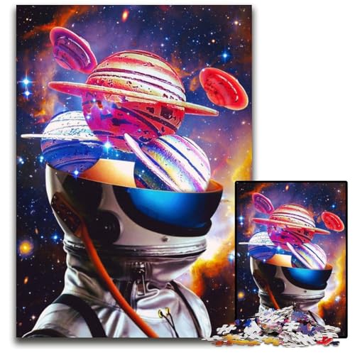Inner Worlds 1000-teiliges Puzzle für Erwachsene aus Holz, perfekte Dekoration für Zuhause oder das Büro, 26x38cm von LGSHENG