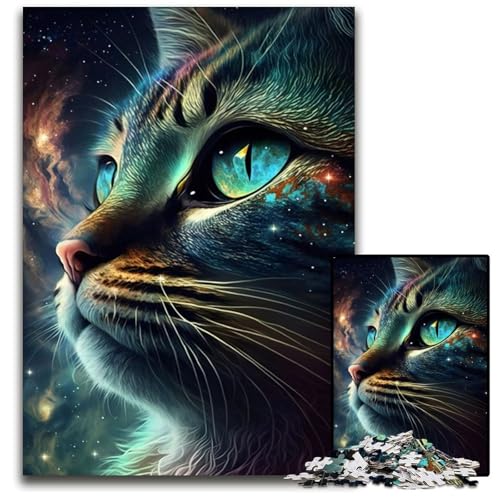 Interstellar Kitties 1000-teiliges Puzzle, anspruchsvolles Denkspiel, Familienaktivität, Heimdekoration, 50x75cm Interstellar Kitties 1000-teiliges Puzzle, anspruchsvolles Denkspiel, Familienaktivität, Heimdekoration, 50x75cm von LGSHENG