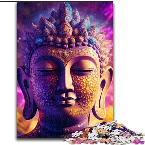 JigsawPuzzle 1000 Teile für Erwachsene Art Buddha Jigsaw Familieninteraktives Spiel, Ideal für Teenager, Denksport-Geschenk (Größe: 26x38cm) von LGSHENG