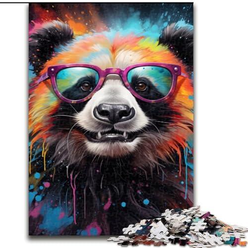 JigsawPuzzle 1000 Teile für Erwachsene Art Panda Puzzle Denksportaufgabe Spiel für Teenager, Familienspieleabend (Größe: 50x75cm) von LGSHENG